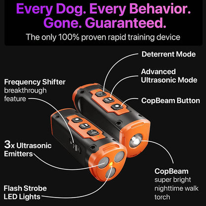 LED Ultrasonic Dog Trainer